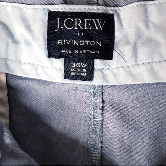 J. Crew Factory Rivington Regular Fit Shorts Cotton Ship Wheel Men's Waist 36 - Picture 5 of 9